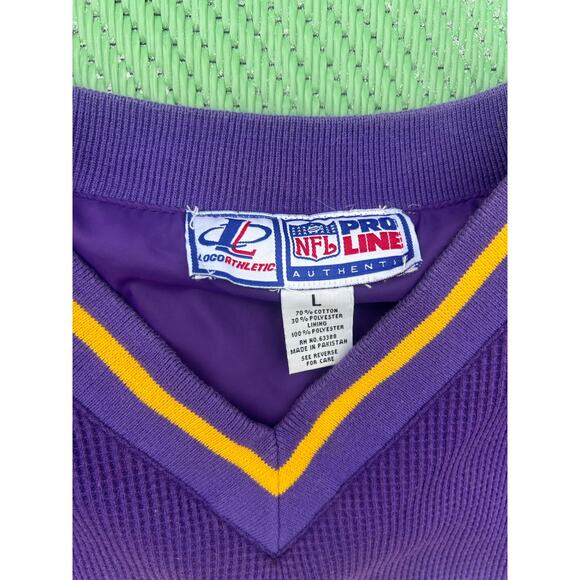 Vintage Minnesota Vikings Logo Athletic NFL Pro Line Crewneck Size Large - Picture 2 of 6